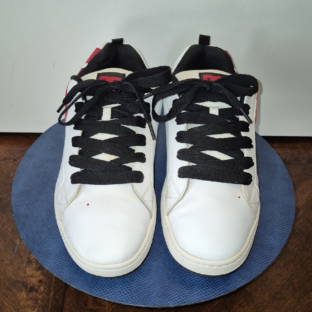 DC Graffik SKATEBOARD Red/ White/black Sneakers Mens sz.13 (#606g)